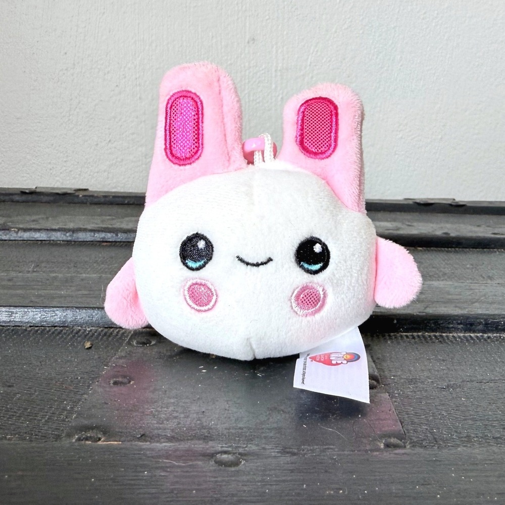 True Rainbow Kingdom Bartleby Cat Plush Clip On Pink White 3.5" - Picture 1 of 5